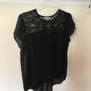 Meraki Detailed Black Top